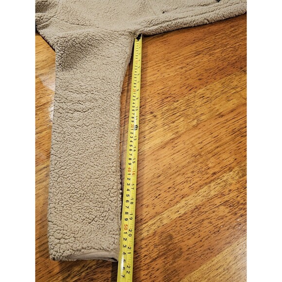 Columbia Jacket CSC Sherpa Fleece Womens Size L Hoodie Full Zip Beige/Khaki - Picture 5 of 9